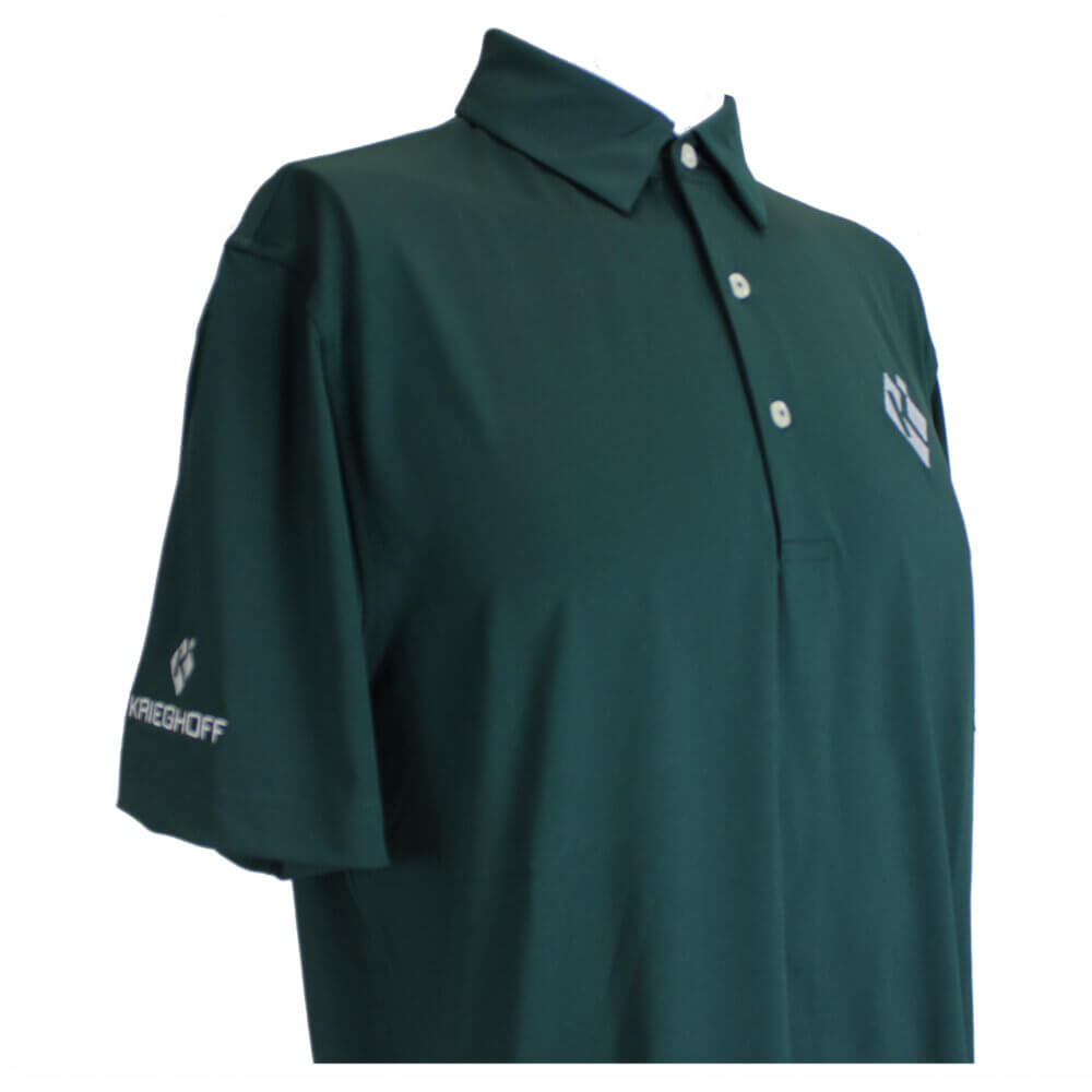 Bamboo Eco Tec Men’s Polo Shirt, Forest Green