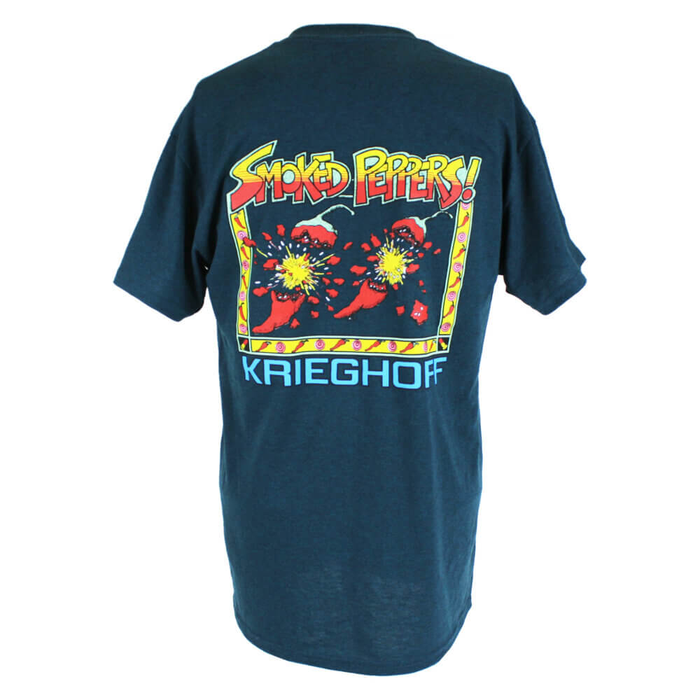 T-Shirt “Smoked Peppers”, Midnight Blue